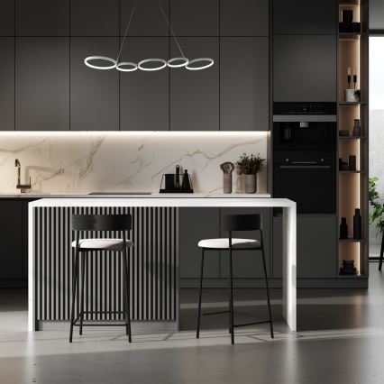 LED-Hängeleuchte OLYMPIA 5xLED/10W/230V grau