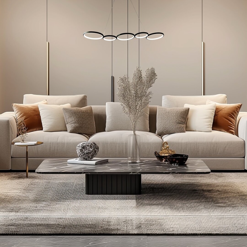 LED-Hängeleuchte OLYMPIA 5xLED/10W/230V schwarz