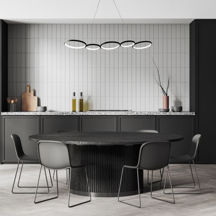 LED-Hängeleuchte OLYMPIA 5xLED/10W/230V schwarz