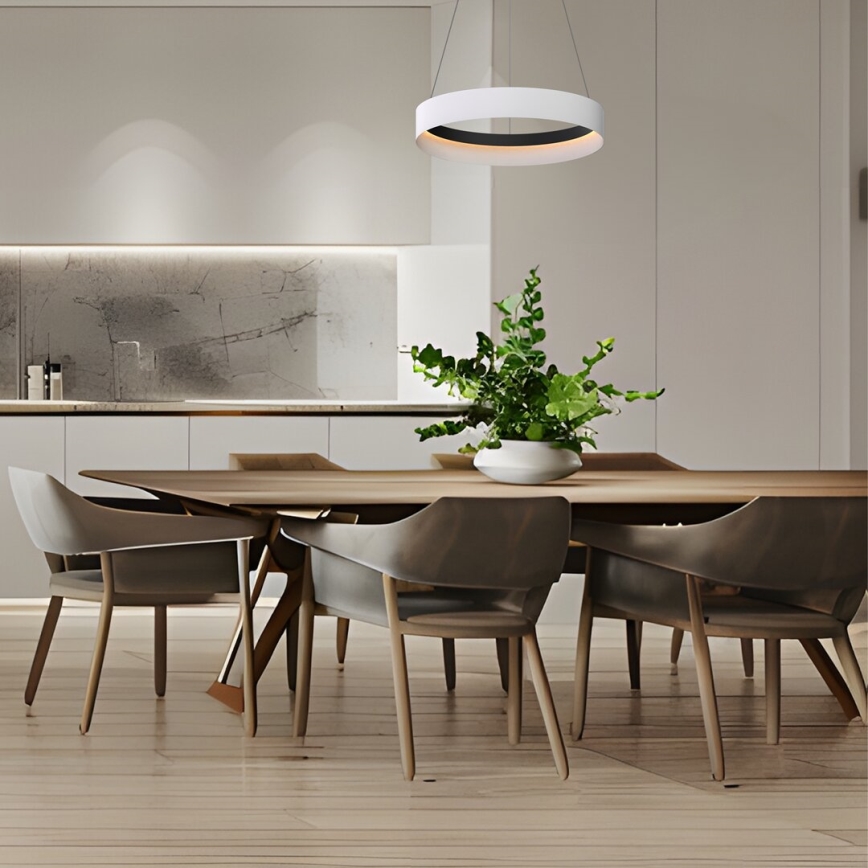 LED-Hängeleuchte ORBITA LED/52W/230V weiß/schwarz