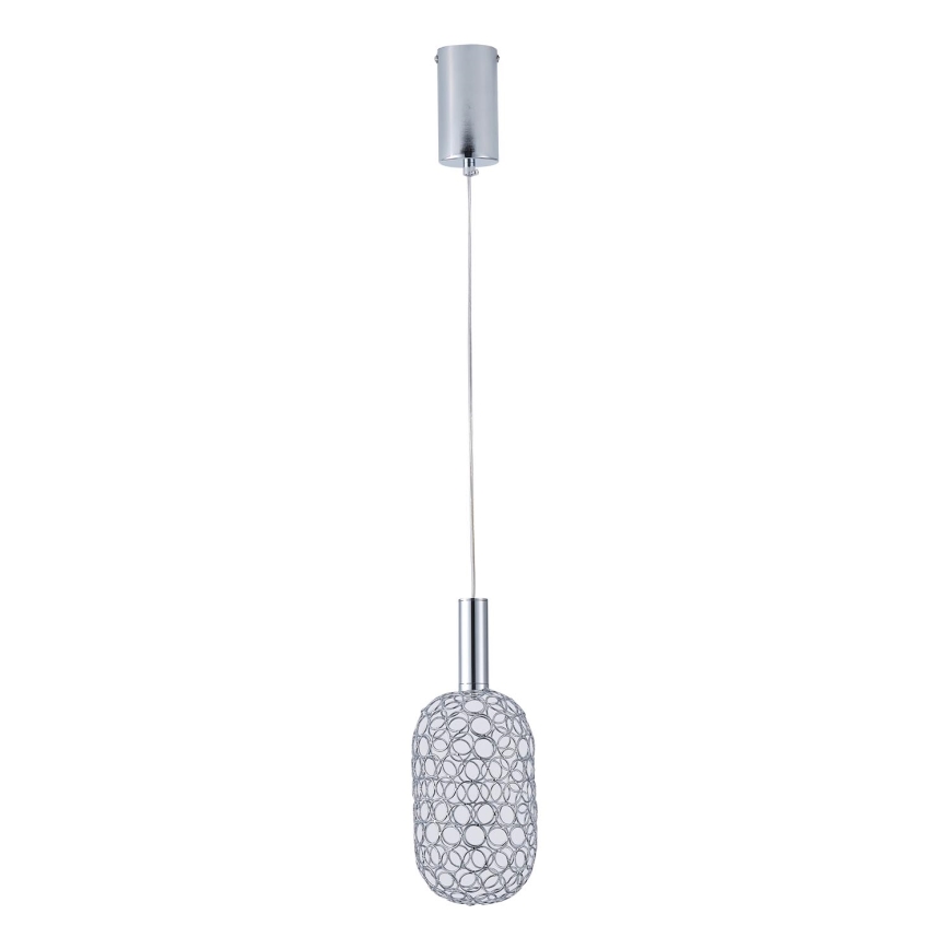 LED-Hängeleuchte PERFORATO LED/6,3W/230V 3000K glänzendes Chrom d 13 cm