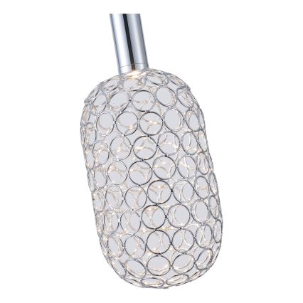 LED-Hängeleuchte PERFORATO LED/6,3W/230V 3000K glänzendes Chrom d 13 cm