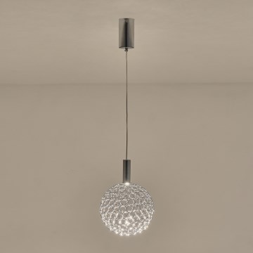 LED-Hängeleuchte PERFORATO LED/6,3W/230V 3000K glänzendes Chrom d 20 cm