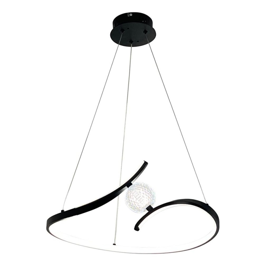 LED-Hängeleuchte PERLA LED/34W/230V schwarz