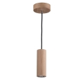 LED-Hängeleuchte PIPE 1xGU10/5W/230V matte Eiche