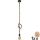 LED-Hängeleuchte ROPE 1xE27/8W/230V