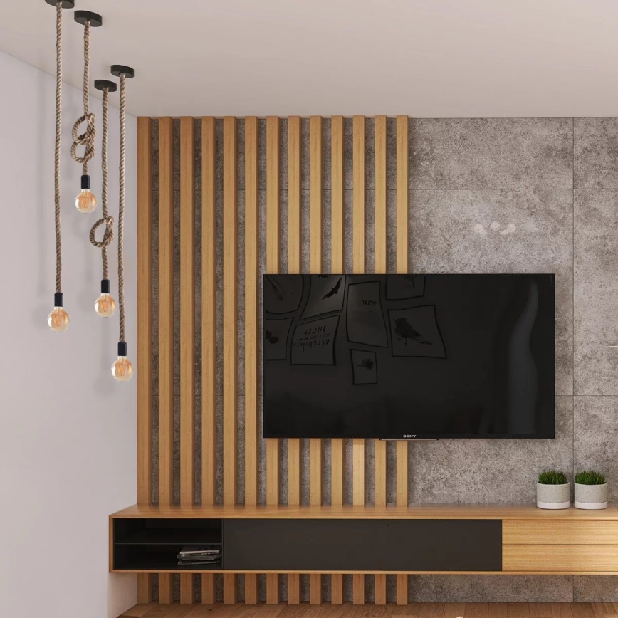 LED-Hängeleuchte ROPE 1xE27/8W/230V