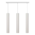 LED Hängeleuchte TUBA 3xGU10/4,8W/230V weiß