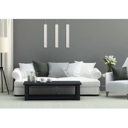LED Hängeleuchte TUBA 3xGU10/4,8W/230V weiß