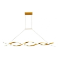 LED-Hängeleuchte TWIST LED/37W/230V 4000K 120 cm golden