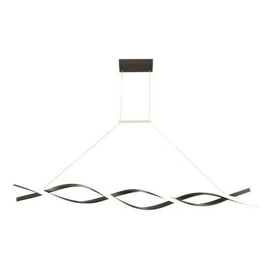 LED-Hängeleuchte TWIST LED/37W/230V 4000K 120 cm schwarz