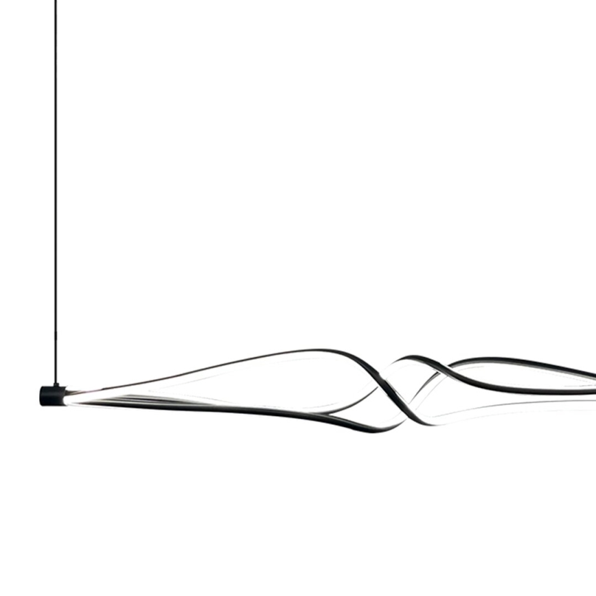 LED-Hängeleuchte TWISTER LED/56W/230V schwarz
