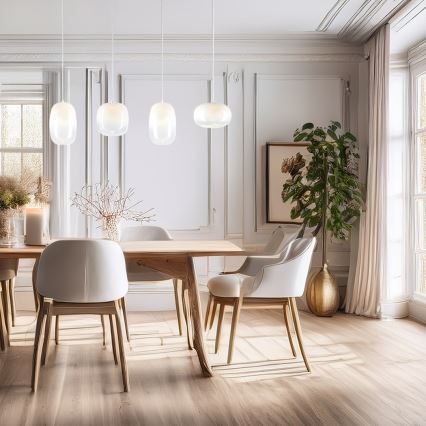 LED-Hängeleuchte VASO LED/15W/230V weiß