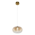 LED-Hängeleuchte VASO LED/4W/230V d 18 cm golden/rauchig