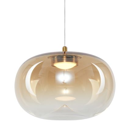 LED-Hängeleuchte VASO LED/4W/230V d 18 cm golden/rauchig