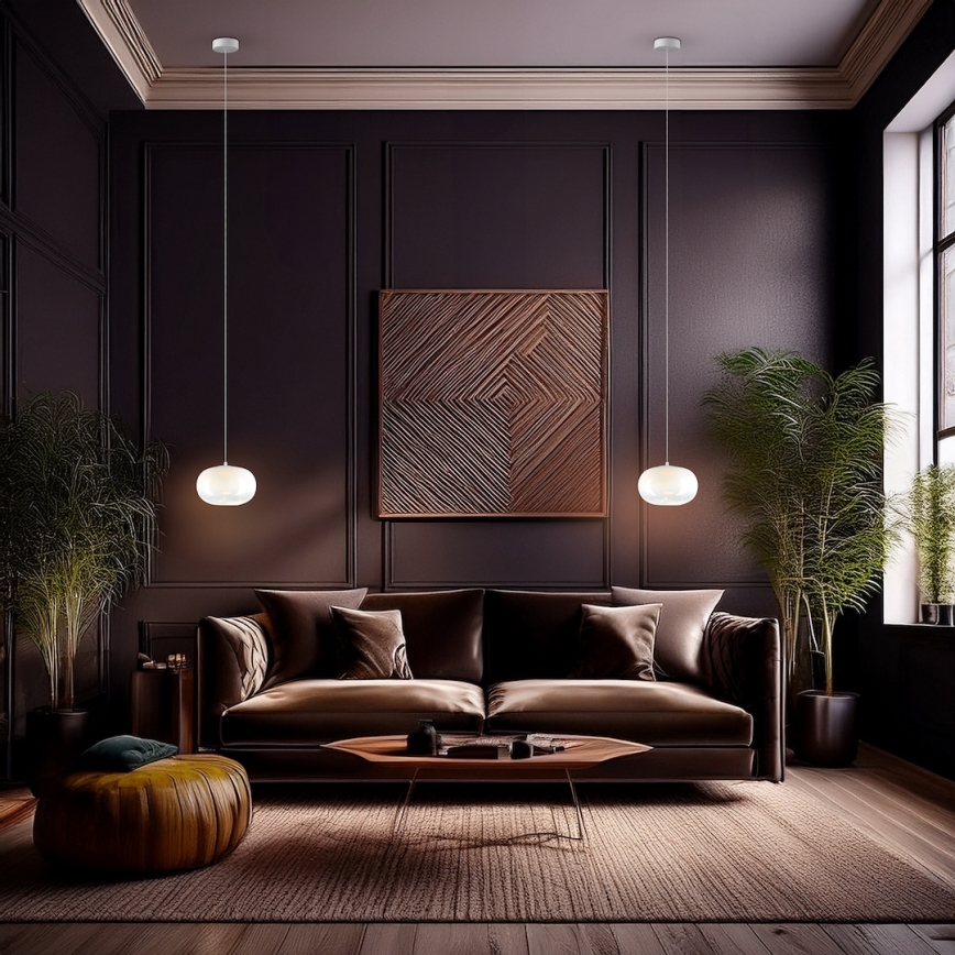 LED-Hängeleuchte VASO LED/4W/230V d 18 cm weiß