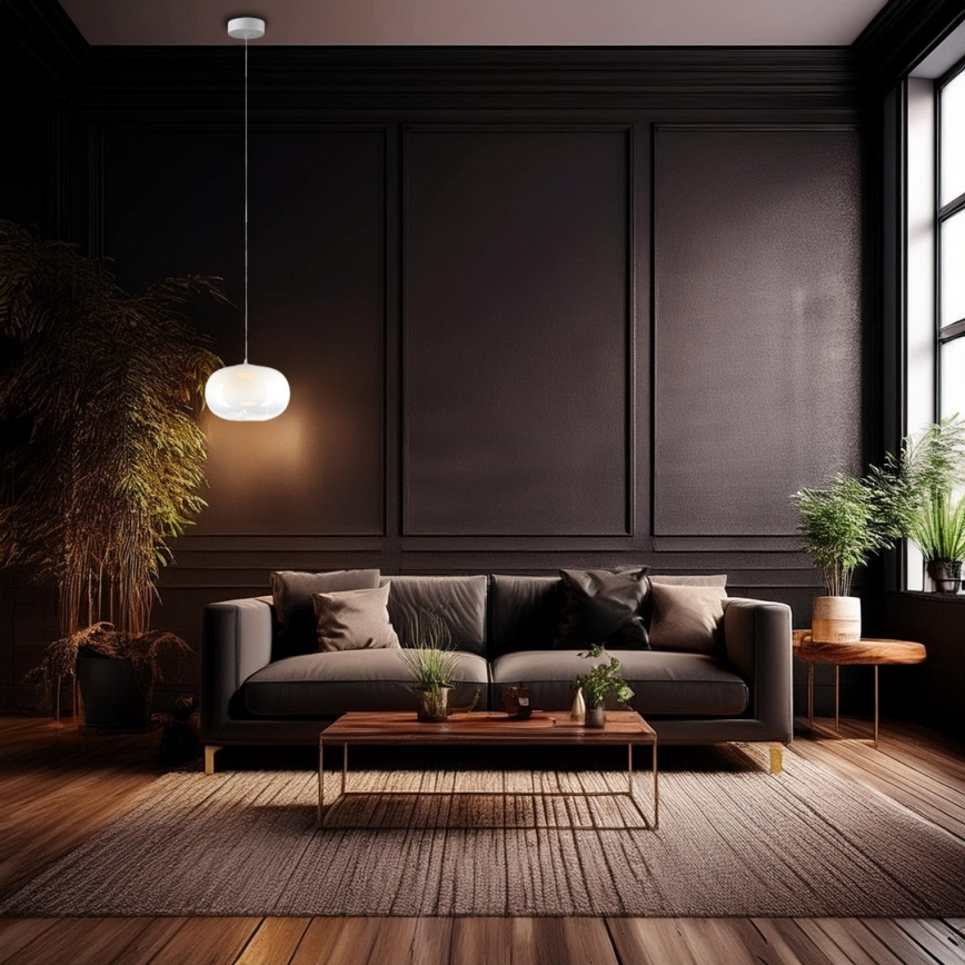 LED-Hängeleuchte VASO LED/4W/230V d 18 cm weiß