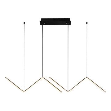 LED-Hängeleuchte VERTE 2xLED/11W/230V schwarz