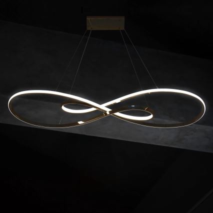 LED-Hängeleuchte ZUMBA LED/50W/230V golden