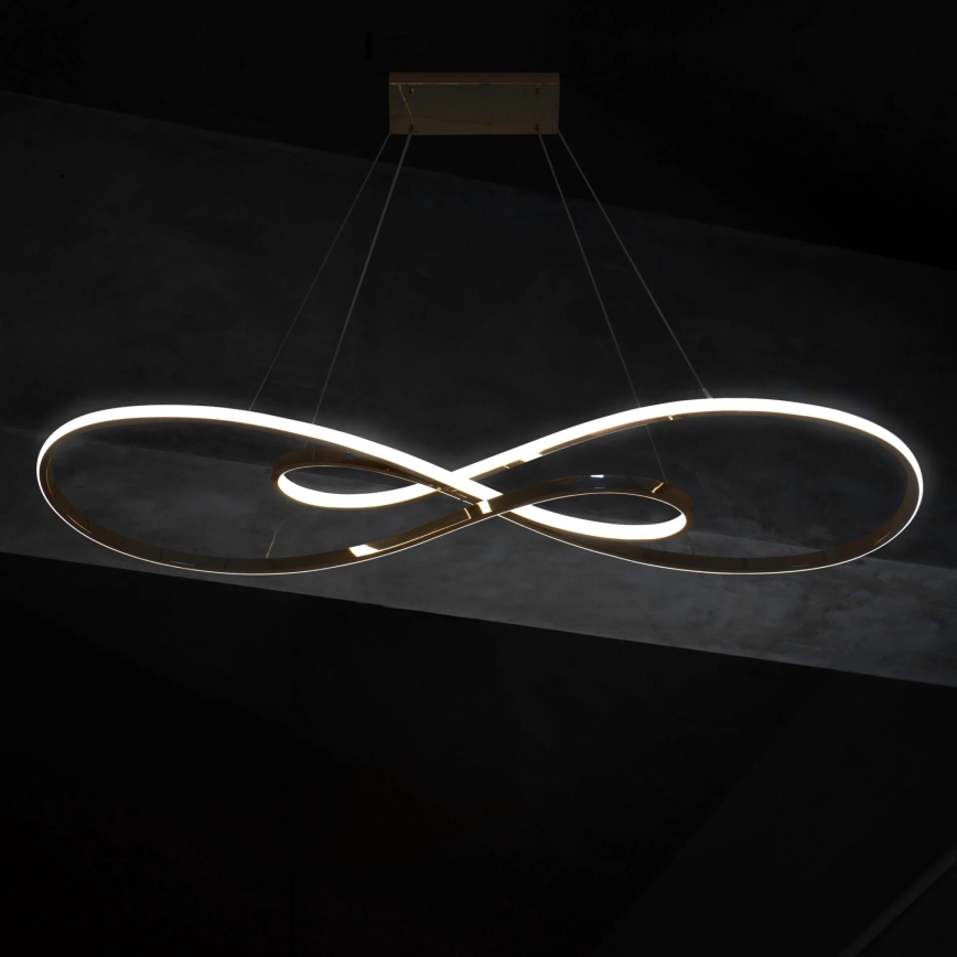 LED-Hängeleuchte ZUMBA LED/50W/230V golden