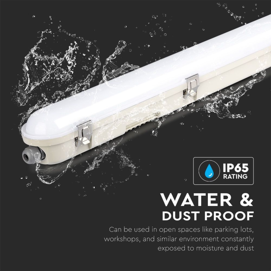 LED-Hochleistungs-Leuchtstofflampe mit Notfallmodul EMERGENCY LED/36W/230V 6500K 120cm IP65