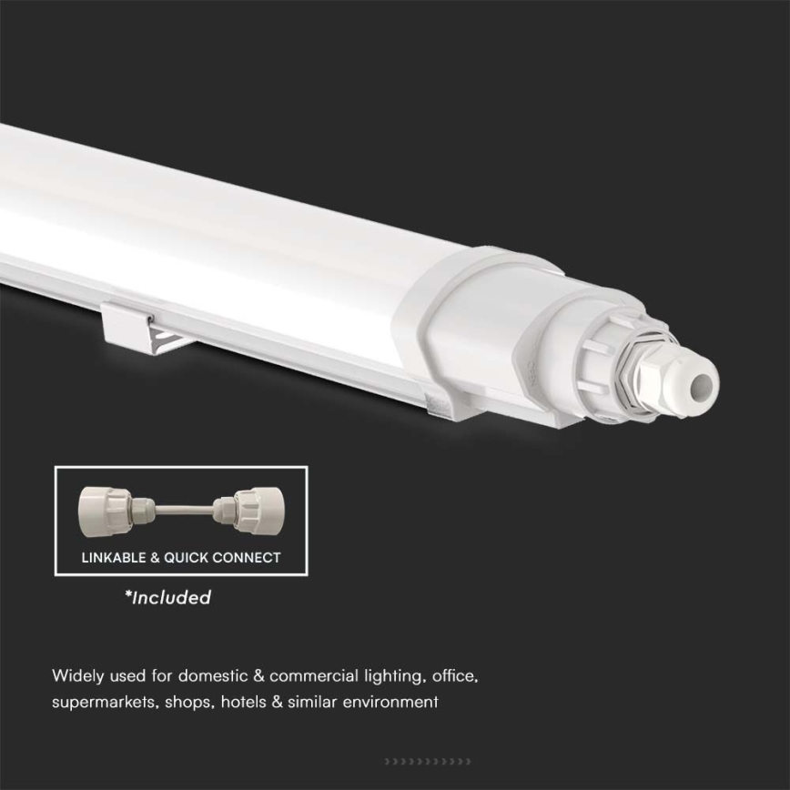 LED Hochleistungs-Leuchtstofflampe LED/48W/230V 4000K IP65 150 cm