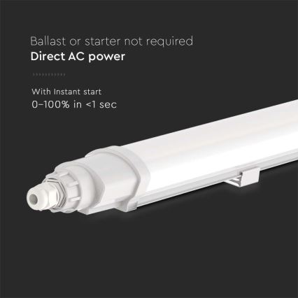 LED Hochleistungs-Leuchtstofflampe LED/48W/230V 4000K IP65 150 cm