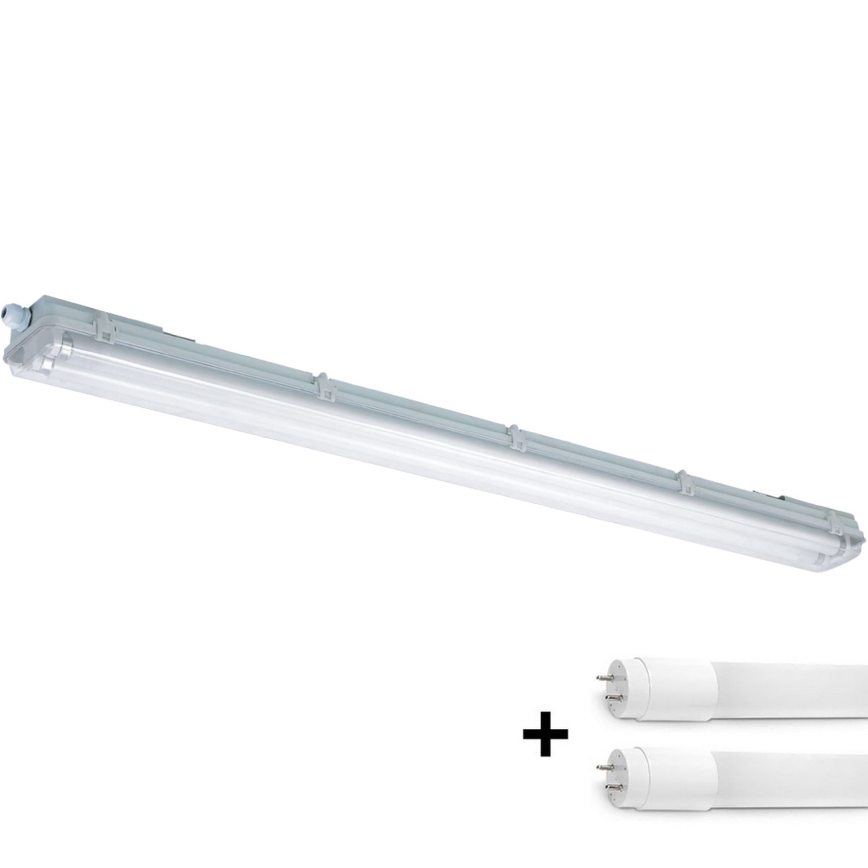 LED-Hochleistungs-Leuchtstofflampe T8 2xG13/18W/230V 4000K IP65 128,5 cm