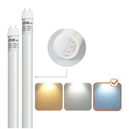 LED-Hochleistungs-Leuchtstofflampe T8 2xG13/18W/230V 6500K IP65