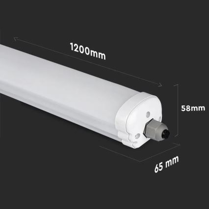 LED-Hochleistungs-Leuchtstoffröhre G-SERIES LED/36W/230V 4500K 120cm IP65