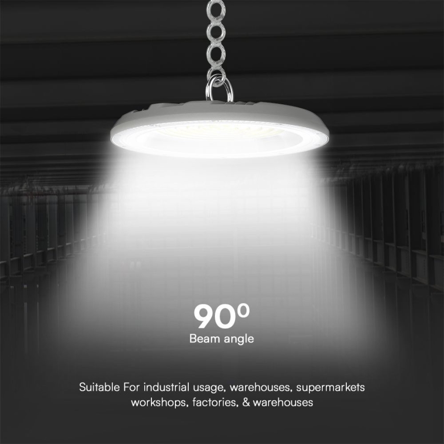 LED-Hochleistungsleuchte High Bay LED/100W/230V 3000/4000/6500K IP65 ø 23,5 cm