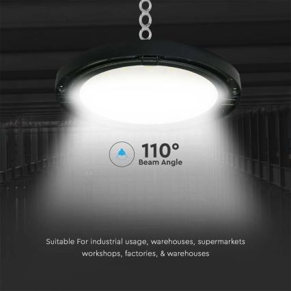 LED Industrie-Hallenleuchte High Bay LED/100W/230V IP65 6500K