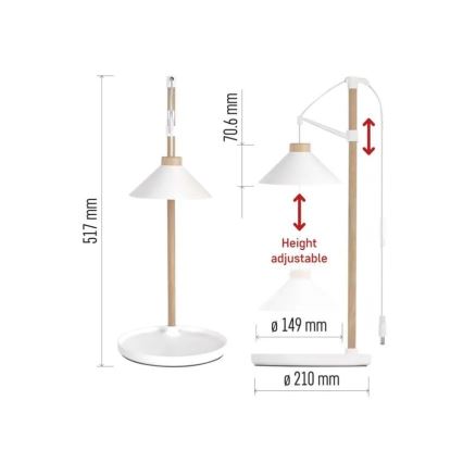 LED-Innenleuchte zur Pflanzenzucht GROW LED/7W/5V