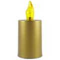 LED-Kerze LED/2xAA warmweiβ 10,8 cm golden