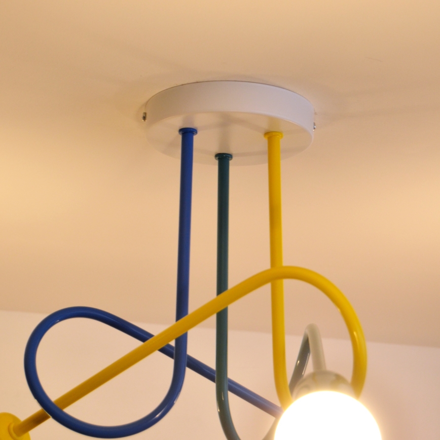 LED Kinder-Deckenleuchte OXFORD 3xE27/15W/230V