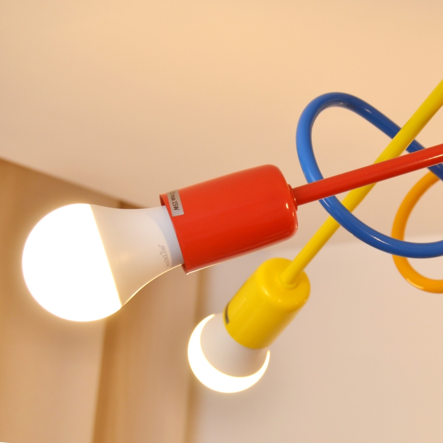 LED Deckenleuchte für Kinder OXFORD 5xE27/15W/230V