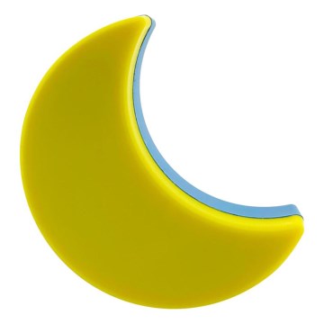 LED Kinder-Nachtlicht mit Dämmerungssensor LED/0,5W/230V Mond