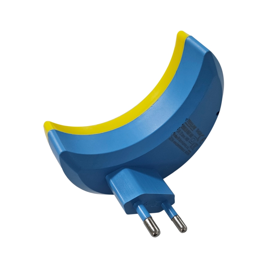 LED Kinder-Nachtlicht mit Dämmerungssensor LED/0,5W/230V Mond