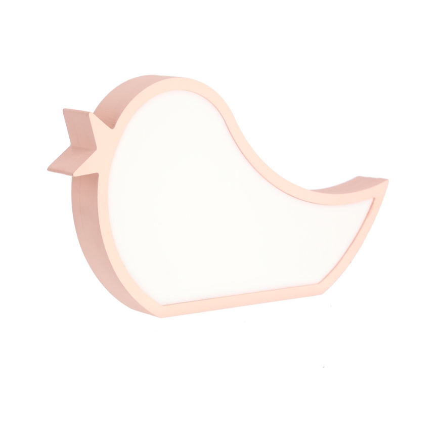 LED-Kinder-Schreibtischlampe BIRD LED/12W/230V rosa
