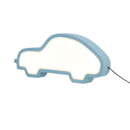 LED-Kinder-Schreibtischlampe CAR LED/11W/230V blau