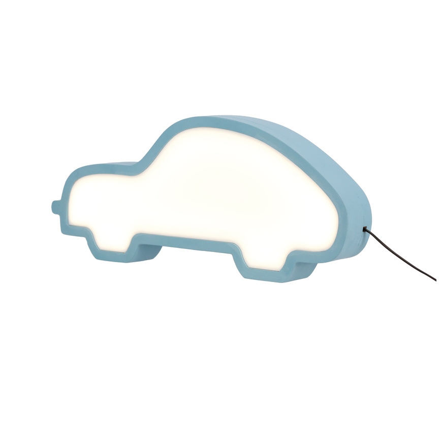 LED-Kinder-Schreibtischlampe CAR LED/11W/230V blau