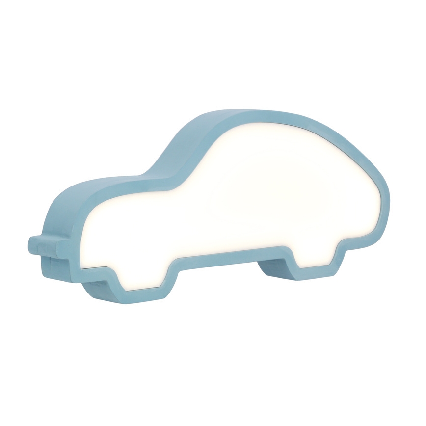 LED-Kinder-Schreibtischlampe CAR LED/11W/230V blau