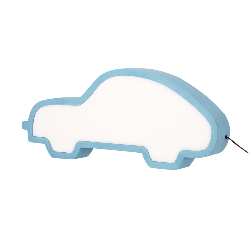 LED-Kinder-Schreibtischlampe CAR LED/11W/230V blau