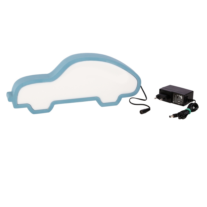 LED-Kinder-Schreibtischlampe CAR LED/11W/230V blau