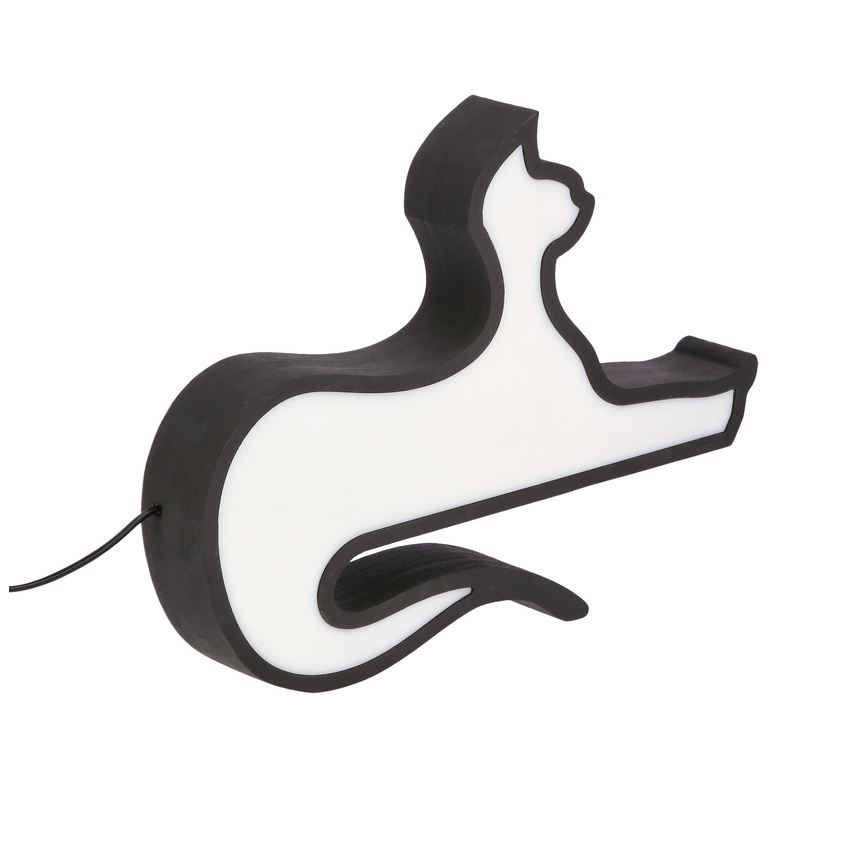 LED-Kinder-Schreibtischlampe CAT LED/13W/230V schwarz