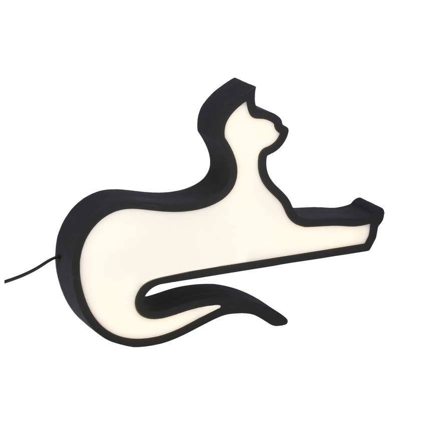 LED-Kinder-Schreibtischlampe CAT LED/13W/230V schwarz