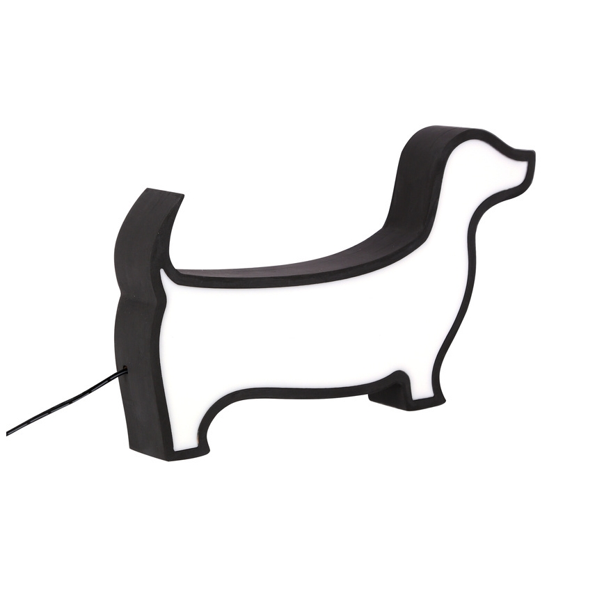 LED Kinder-Schreibtischlampe DOG LED/12W/230V schwarz