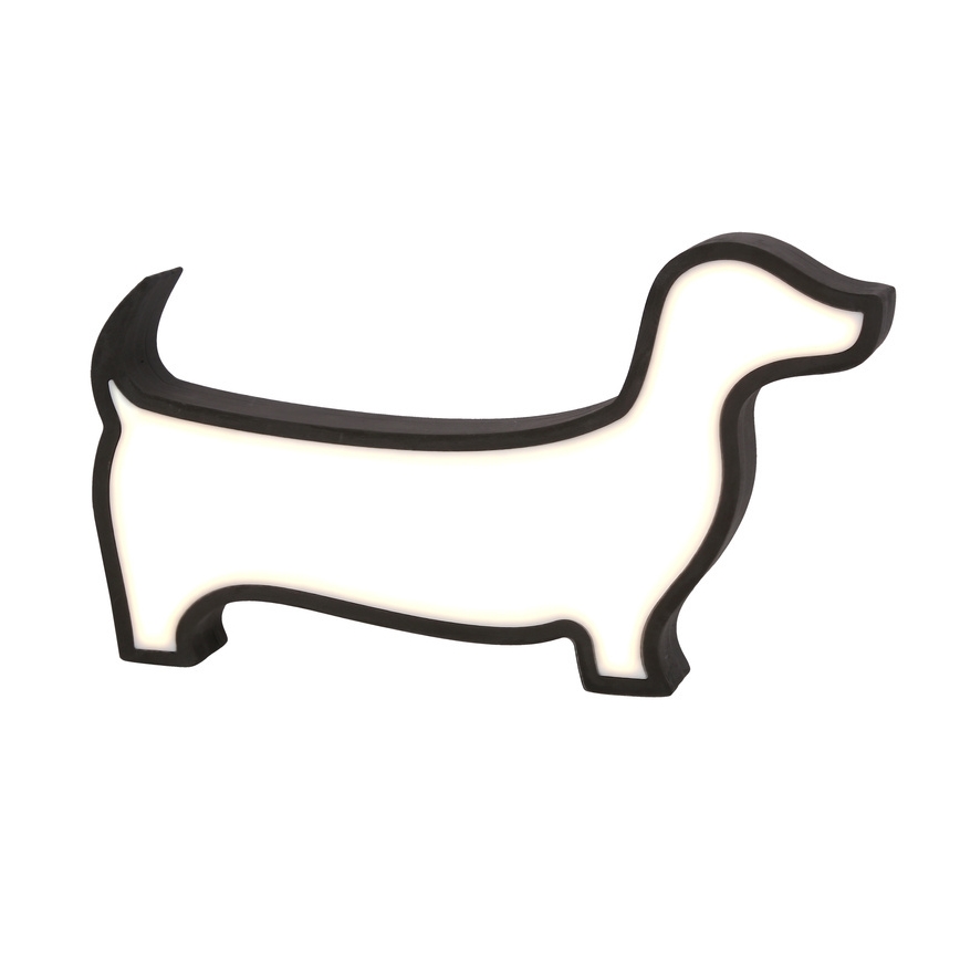 LED Kinder-Schreibtischlampe DOG LED/12W/230V schwarz