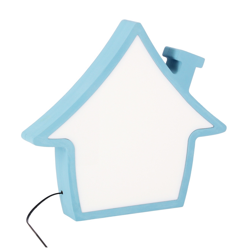 LED Kinder-Schreibtischlampe HOUSE LED/10W/230V blau