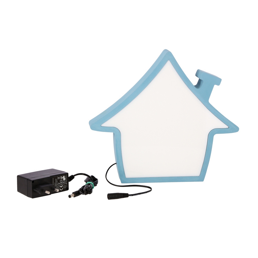 LED Kinder-Schreibtischlampe HOUSE LED/10W/230V blau